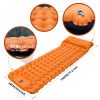 Outdoor Camping Sleeping Pad Inflatable Mattress With Pillows Ultralight Air Mat Built-in Inflator Pump For Travel Hiking